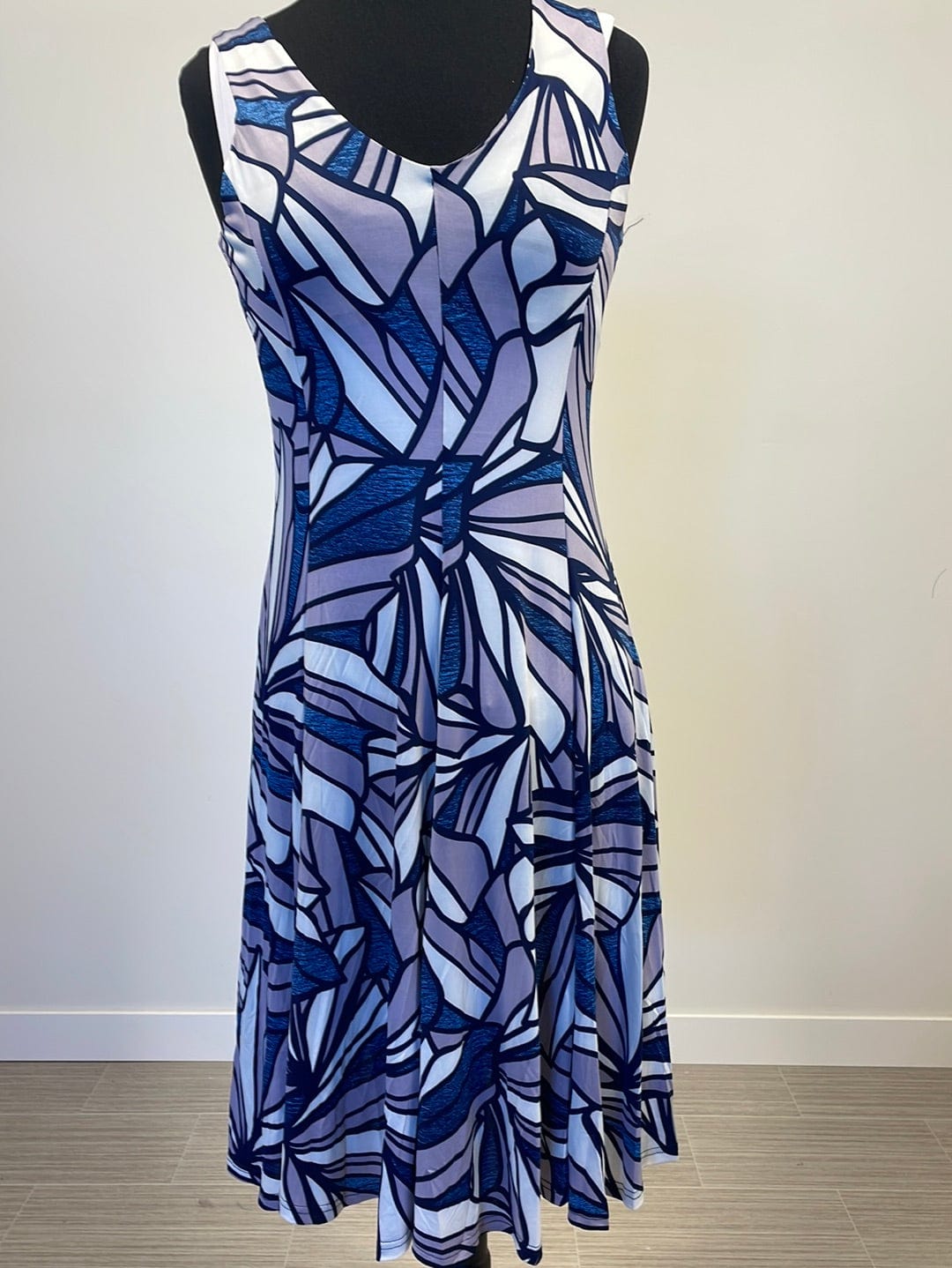 Lilac Modern Sleeveless Dress