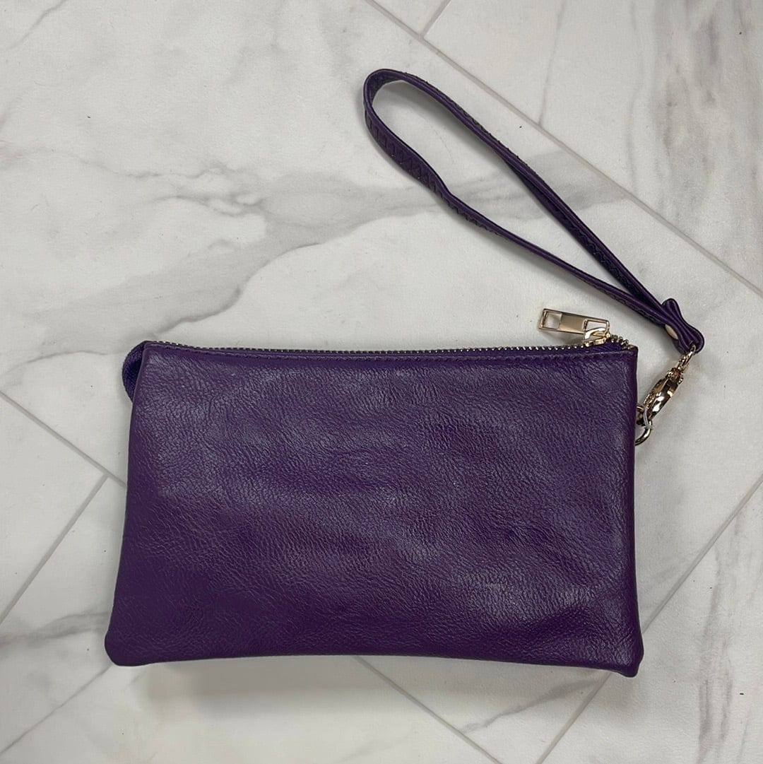 Purple Crossbody Clutch