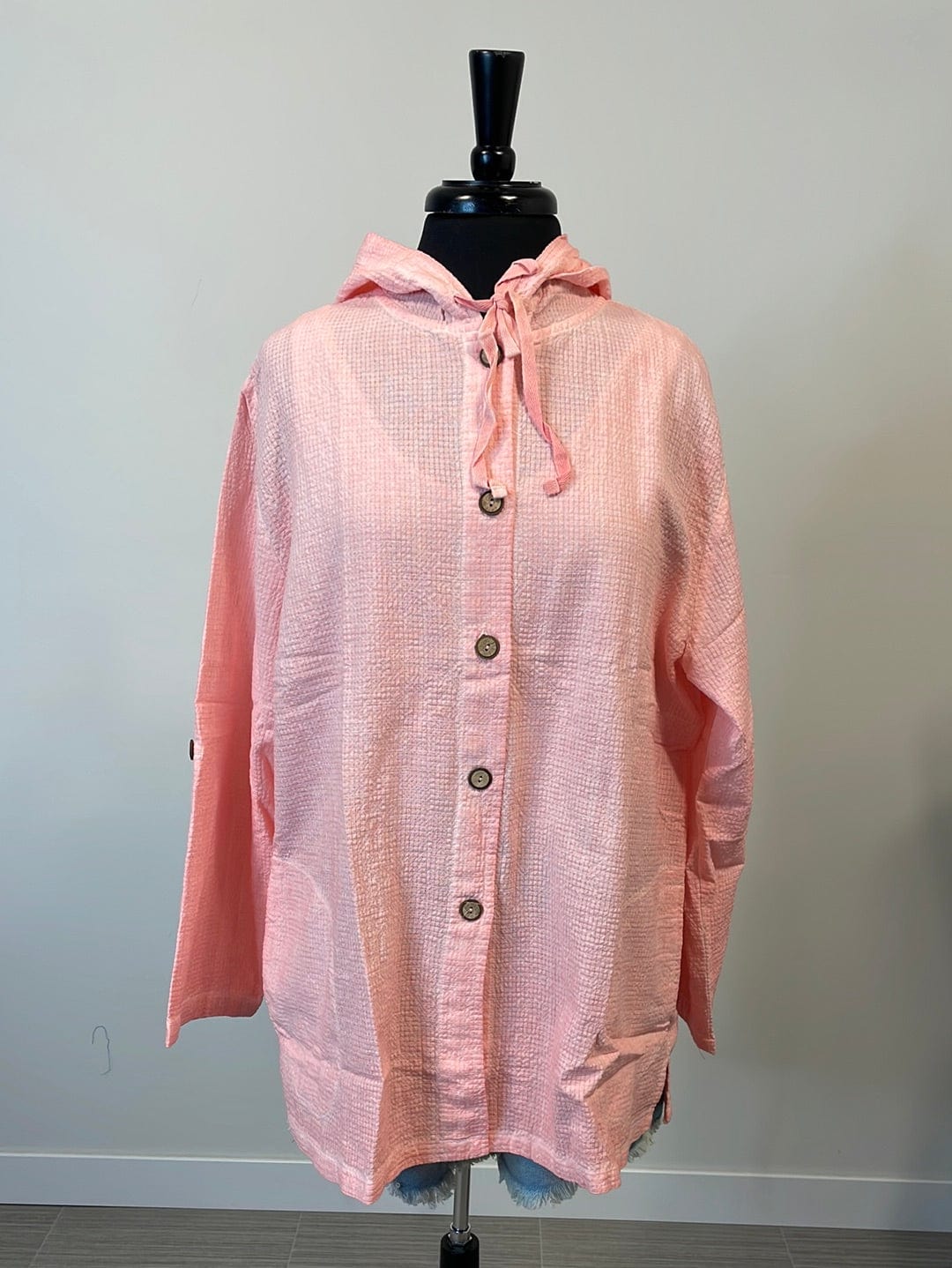 Strawberry Texture Hoodie Jacket