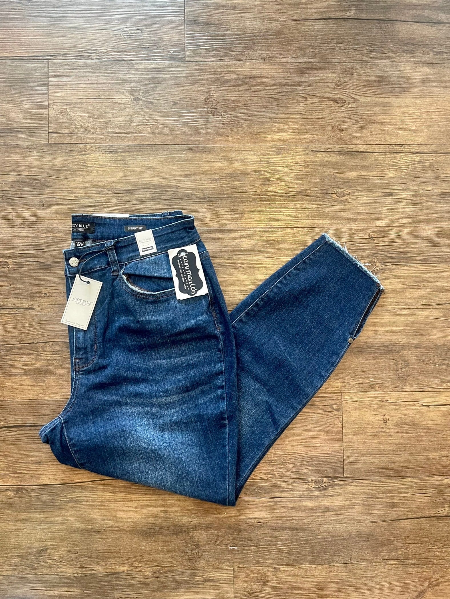 High Waist Side Slit Skinny