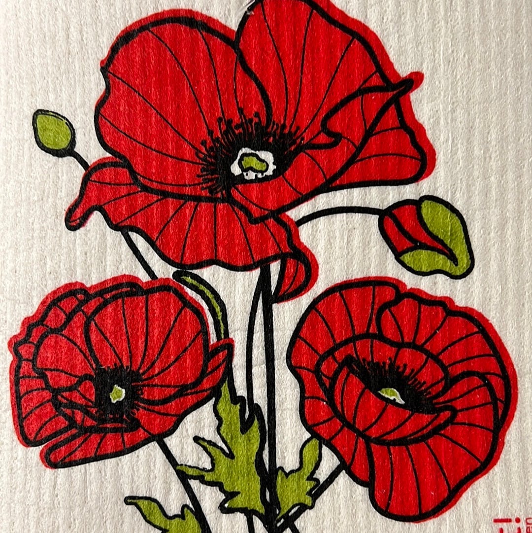 Poppy Flower Wet-It Towel