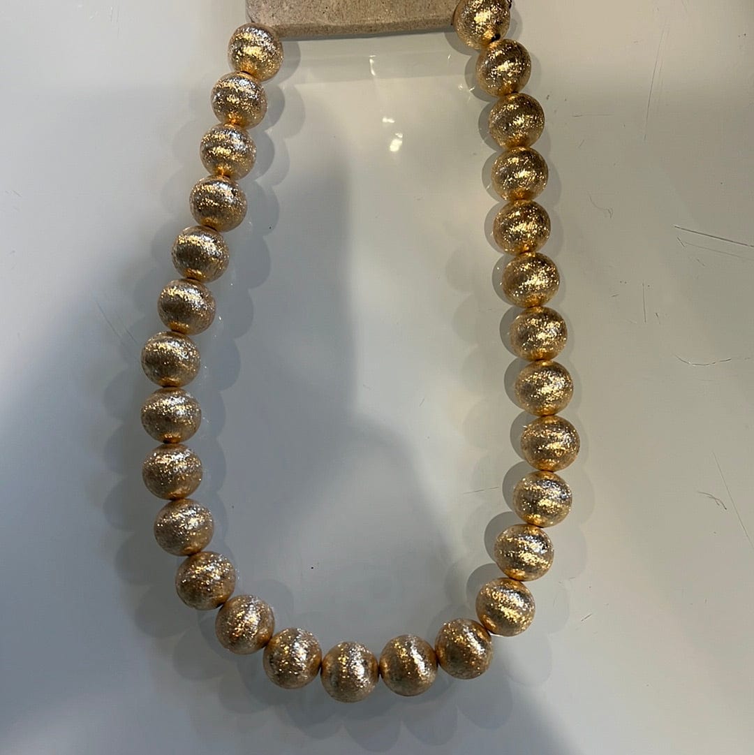 Gold Luxe Bead Necklace