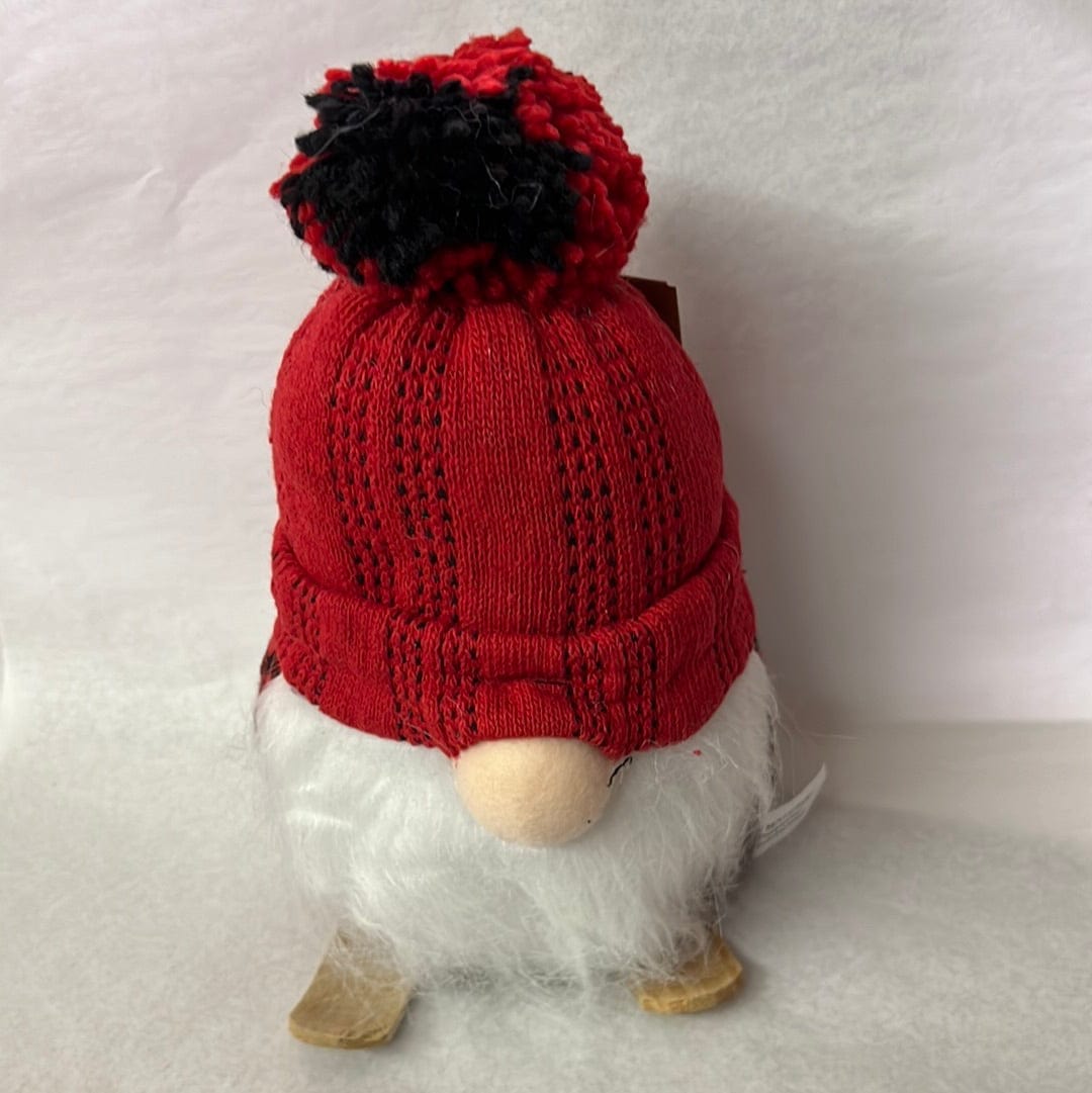 8" LED Plush Skiing Gnome Shelf Sitter