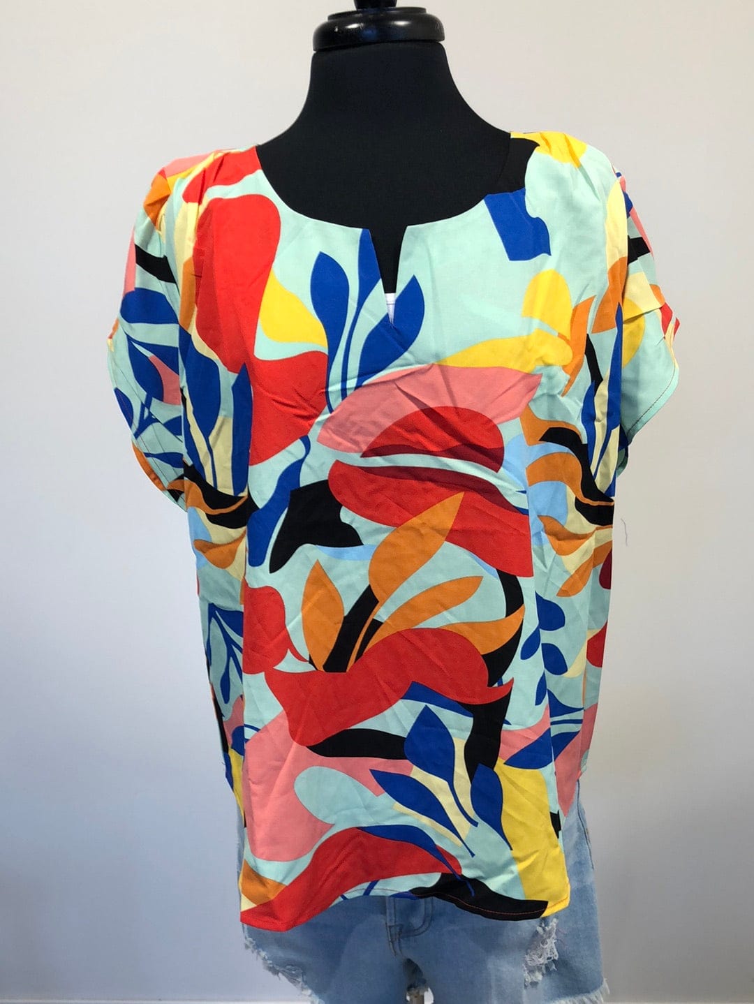 Abstract Bouquet Blouse