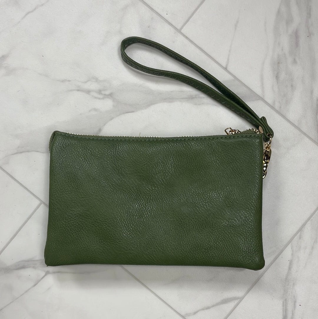 Green Crossbody Clutch