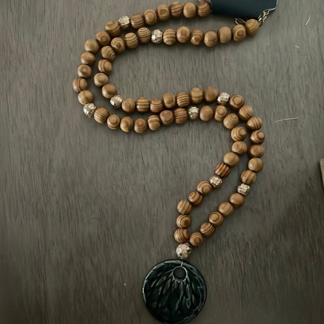 Pottery Pendant Necklace