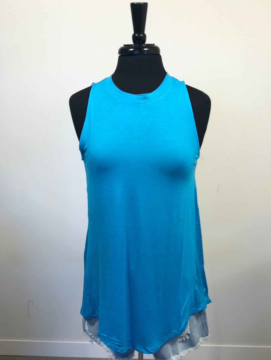 Ice Blue Everyday Round Neck Tank
