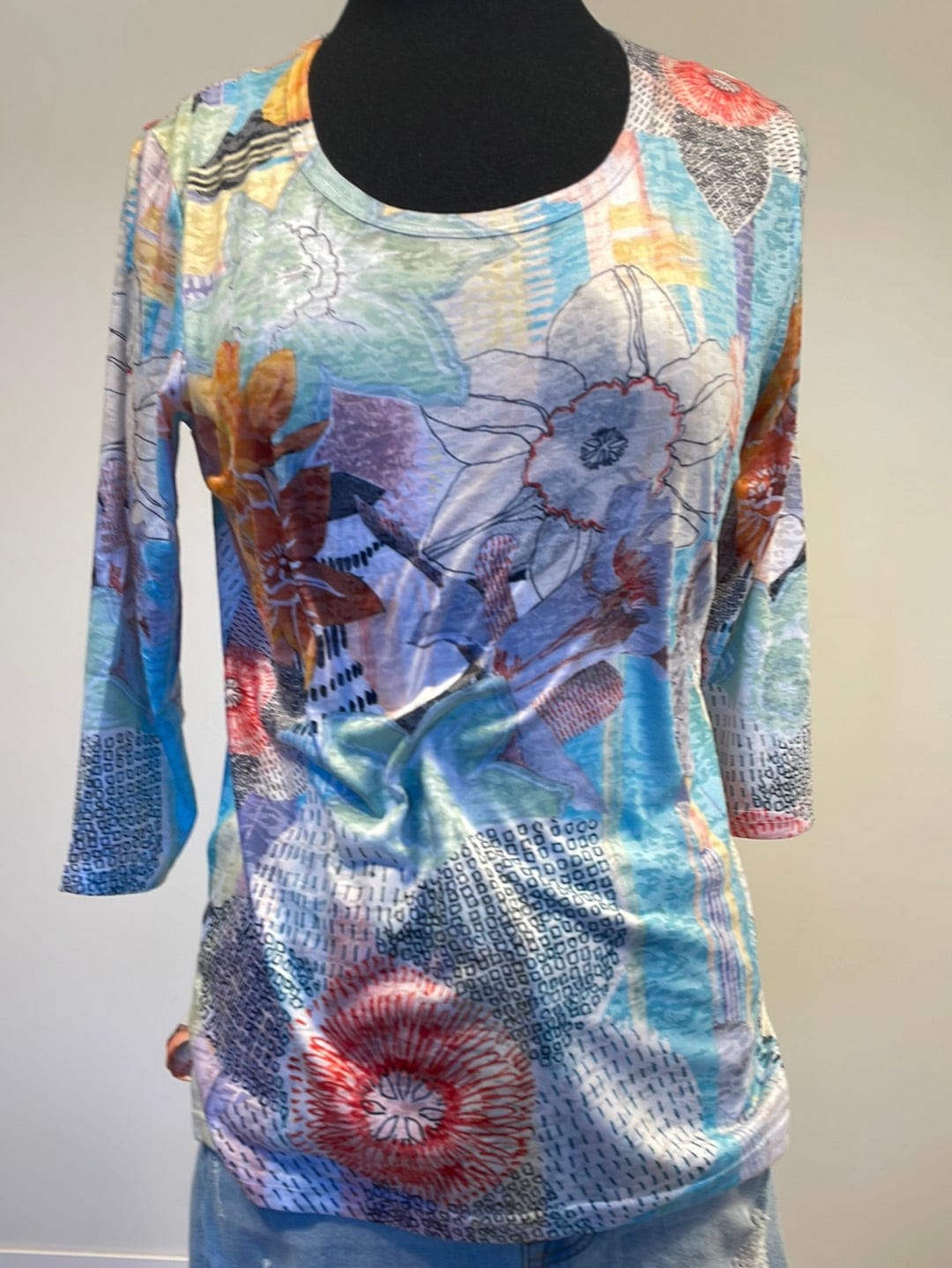 Floral Collage Top