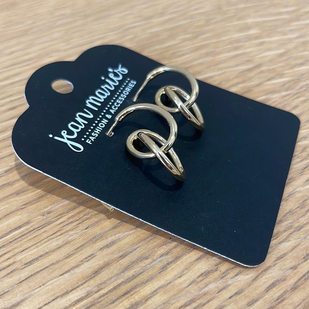Twisty Turvy Gold Earrings
