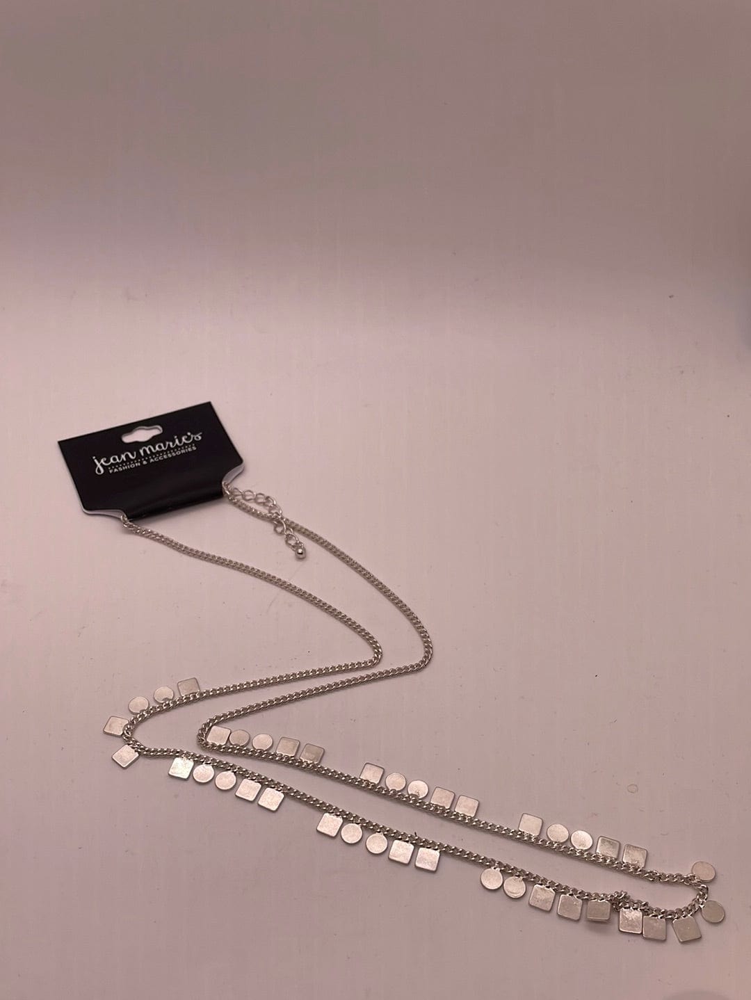 Silver Texture Fun Necklace
