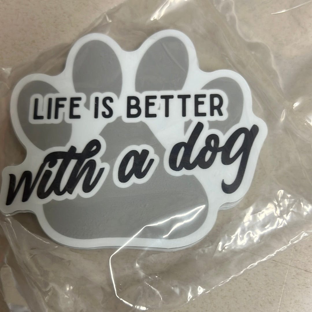 Dog Paw Print Sticker
