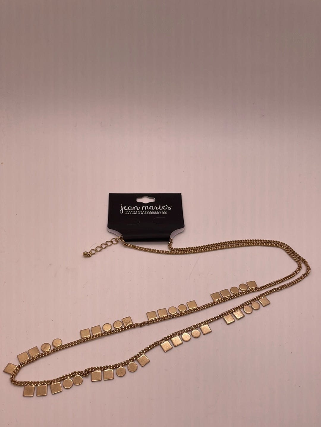 Gold Texture Fun Necklace