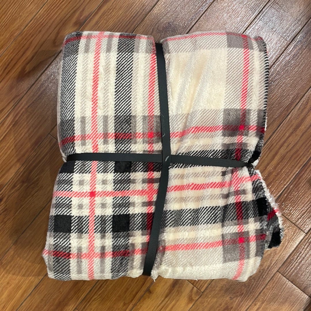 Burberry Plaid Sherpa Blanket