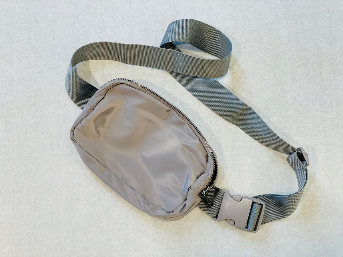 Gray Belt Bag