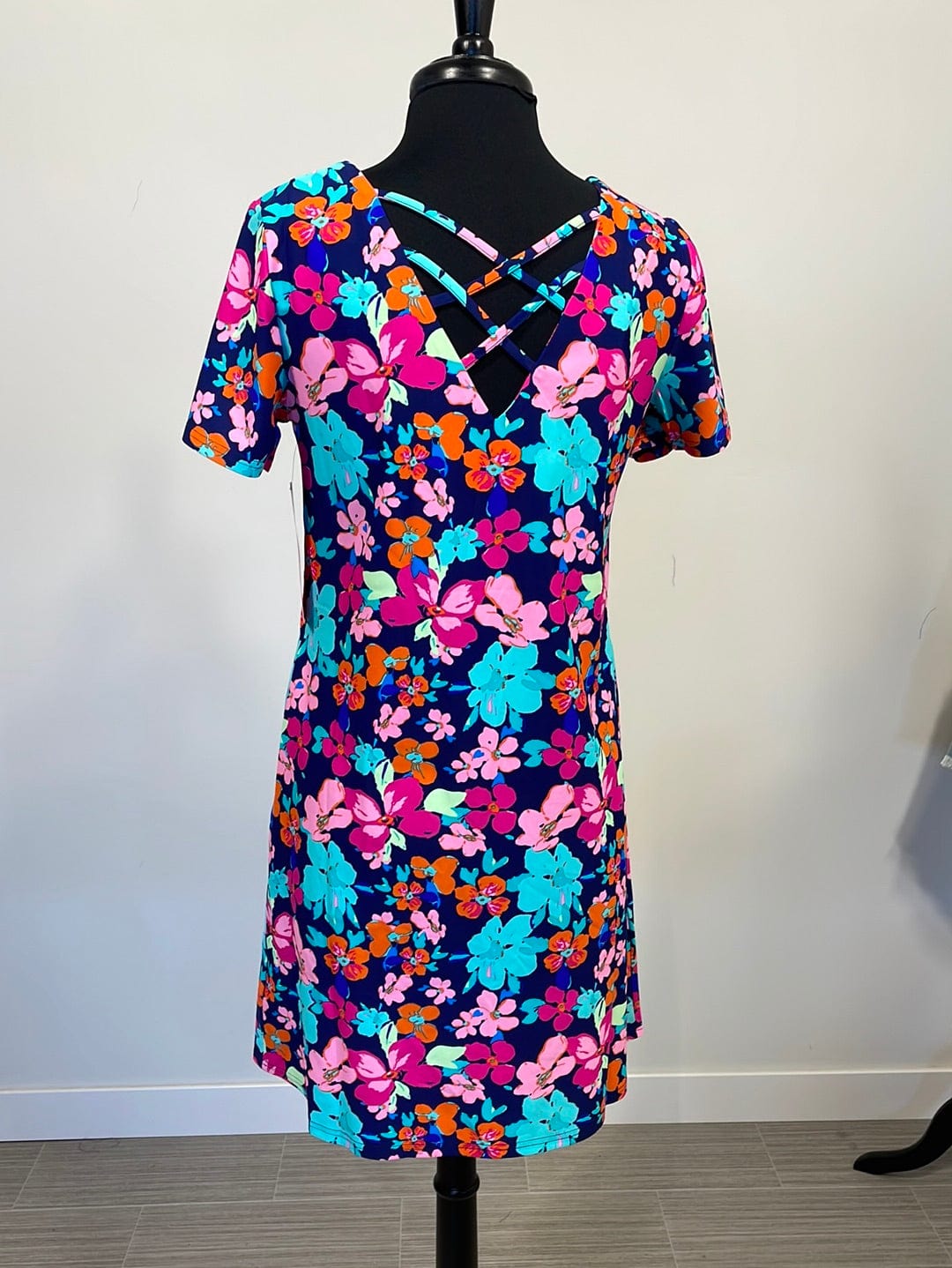 Poppy Garden Ladder Back Dress