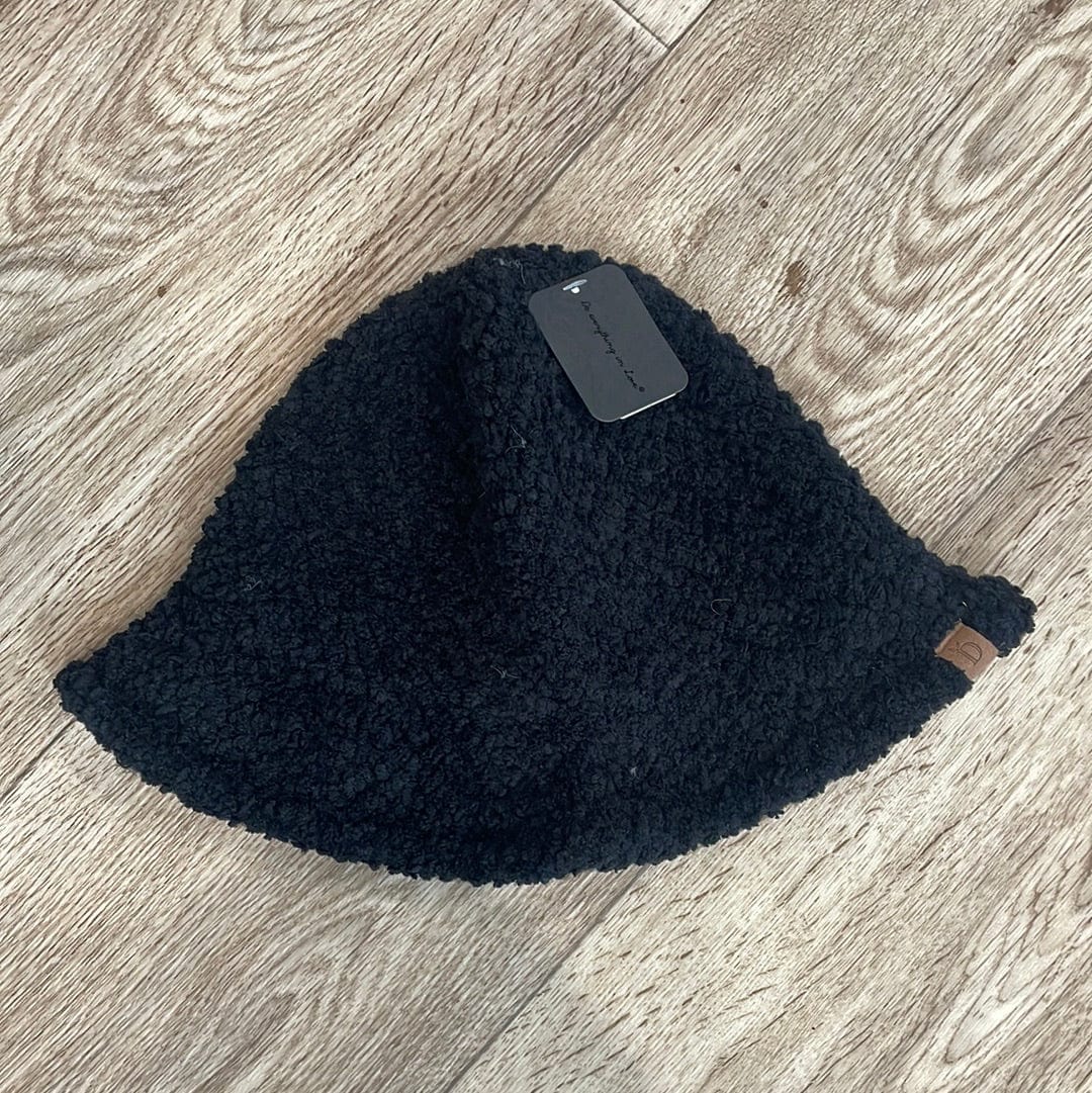 Black Teddy Bucket Hat