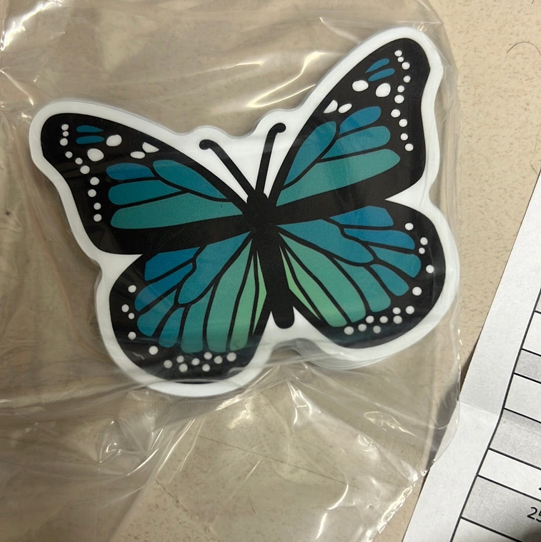 Blue Butterfly Sticker