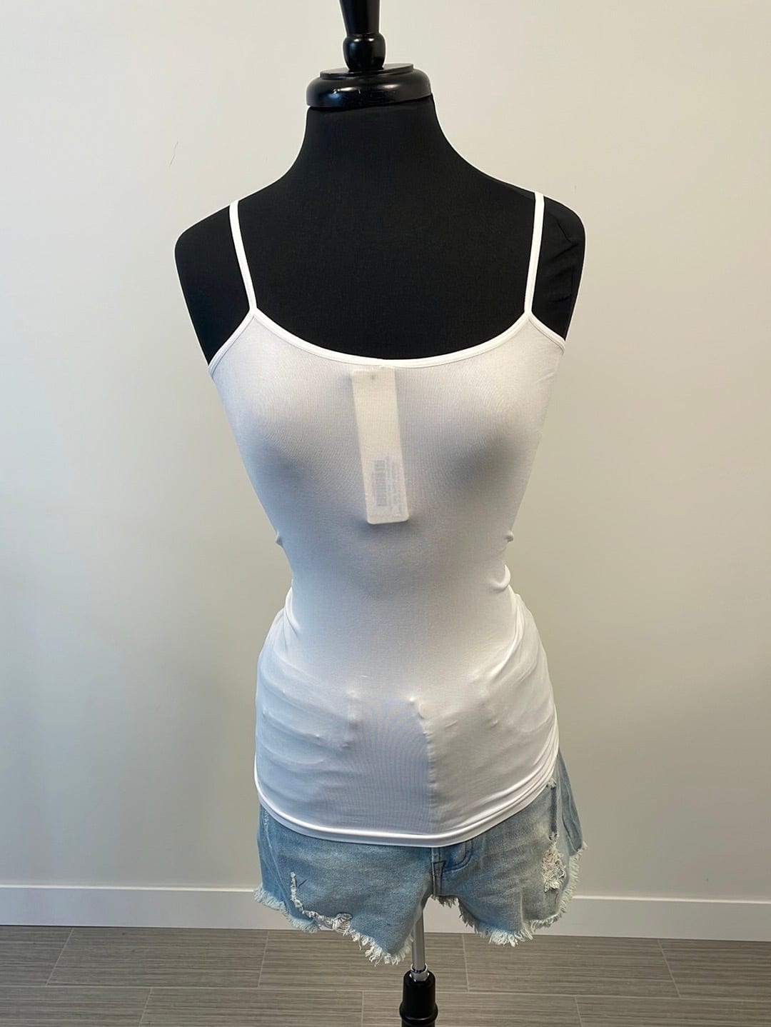 White Regular Cami Tank