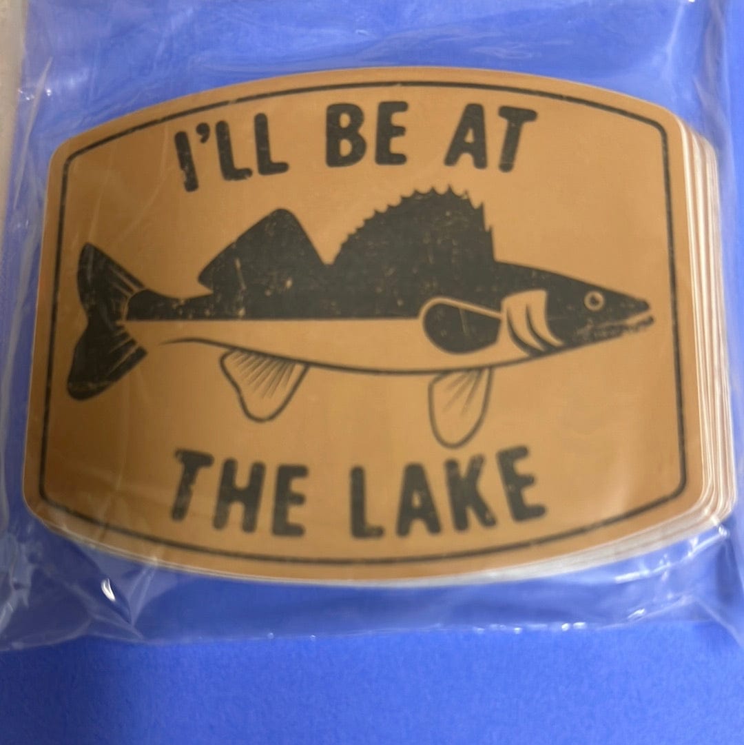 Walleye Patch Sticker