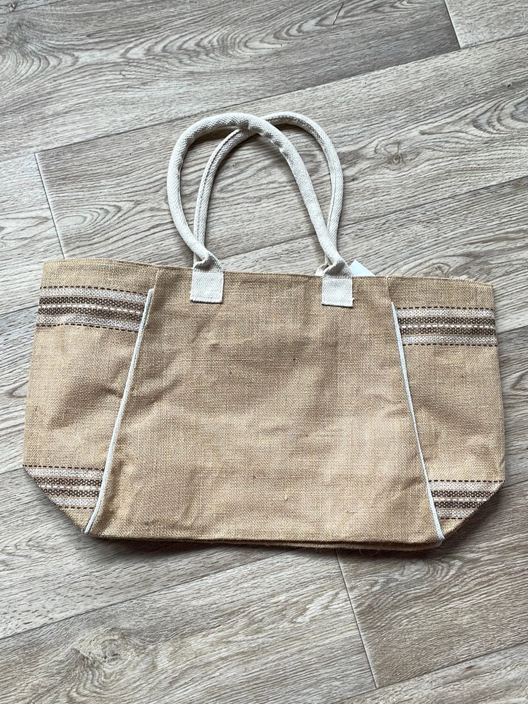 Natural Browns Beach Bag
