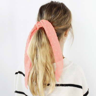 Swiss Dot Scarf Pony