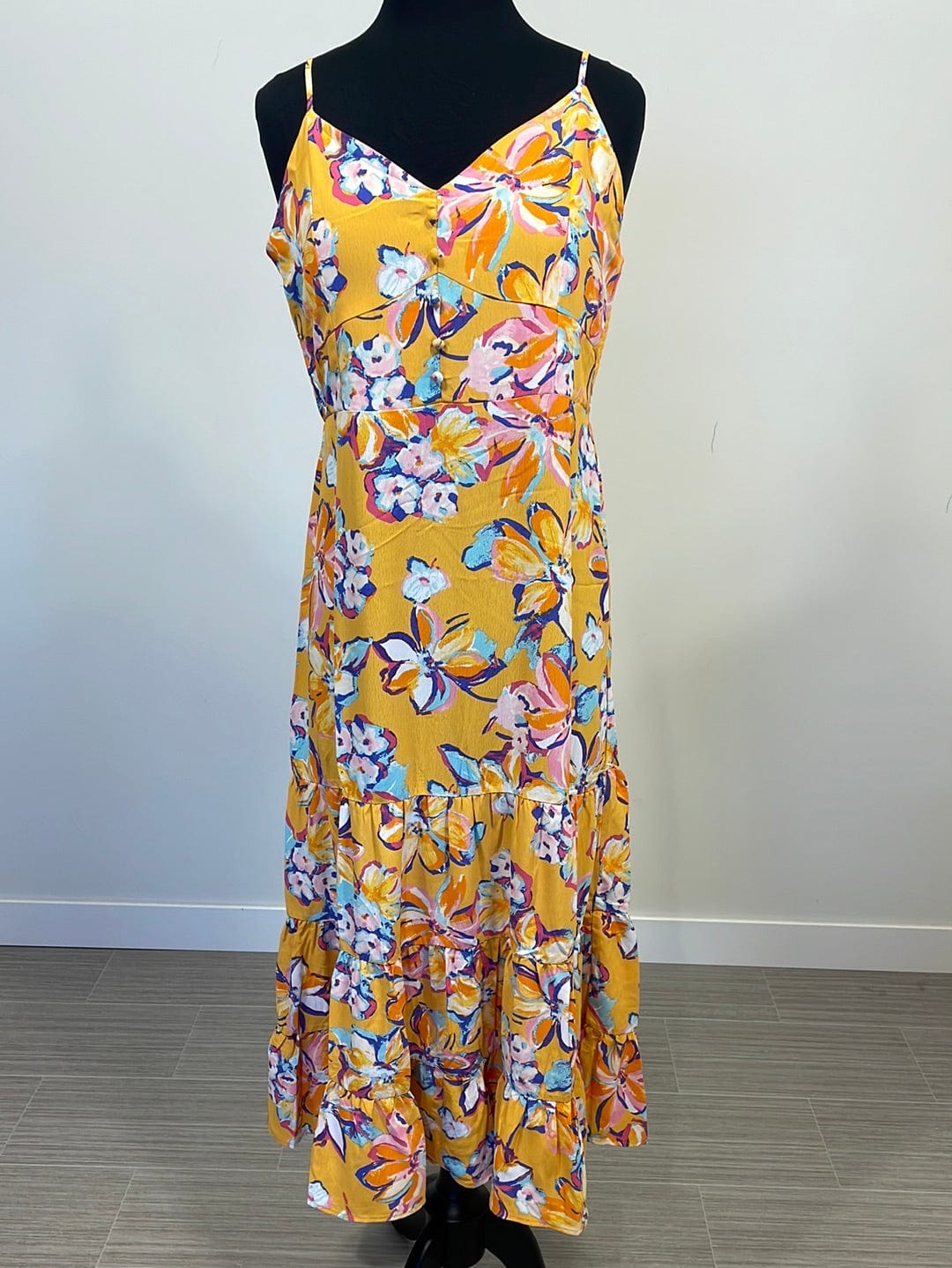 Mango Sorbet Detail Midi Dress