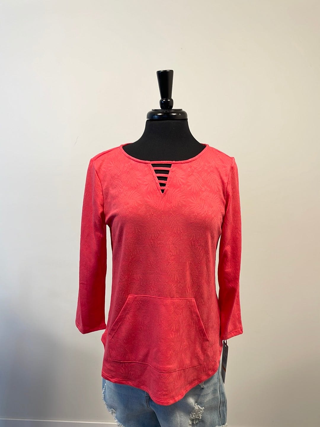 Coral Texture Top