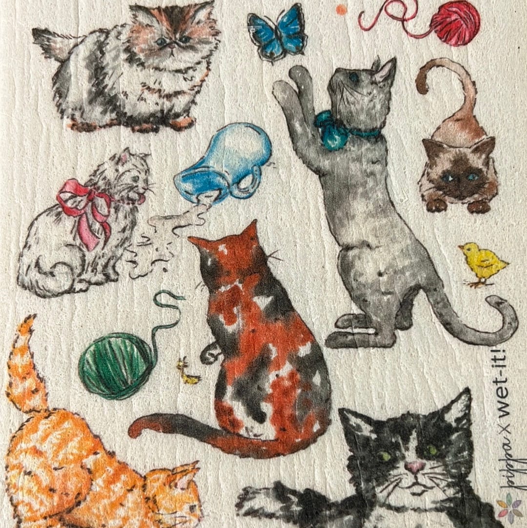 Pippa Fine Feline Wet-It Towel