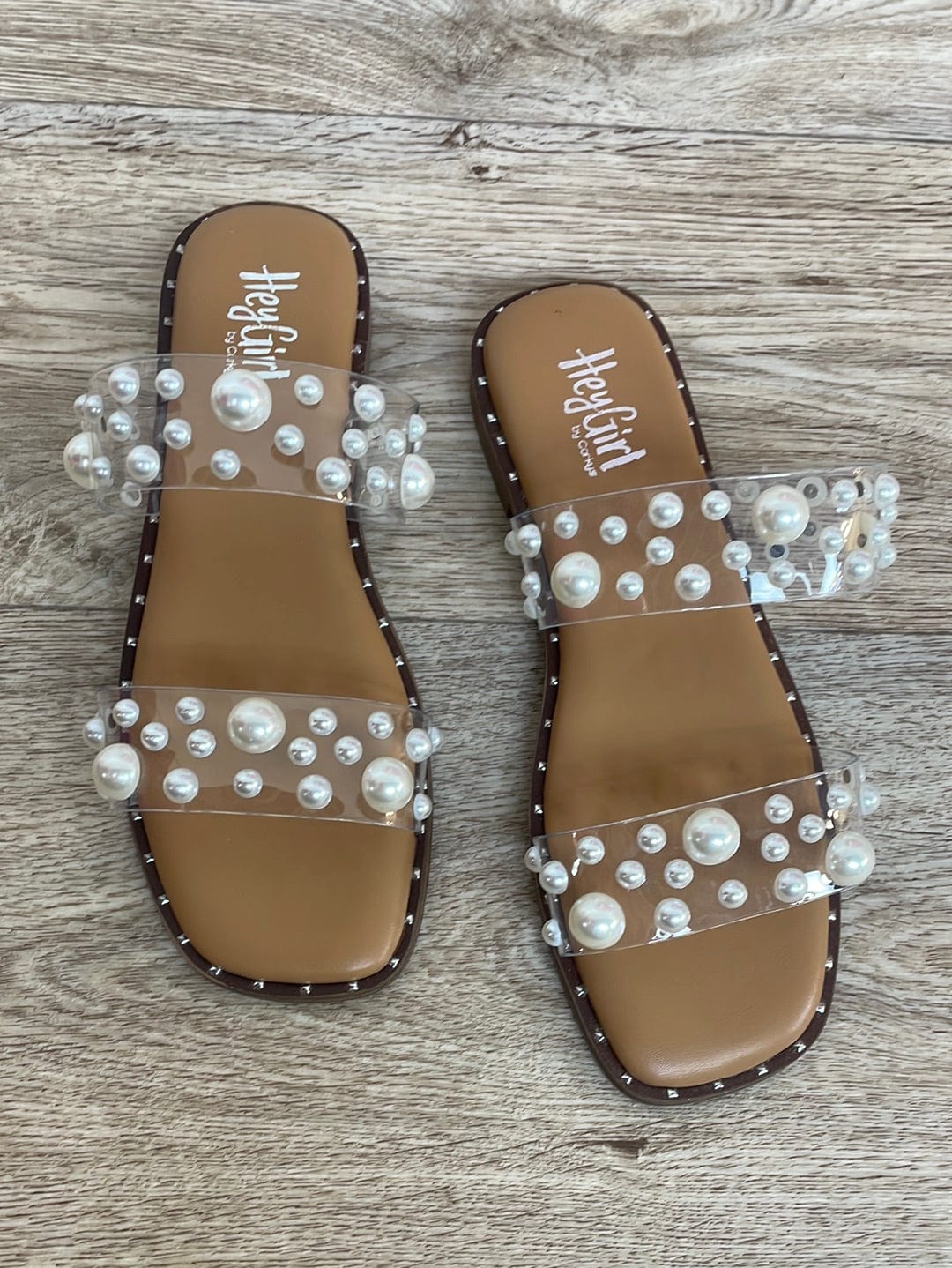 Clear Marie Pearl Sandal