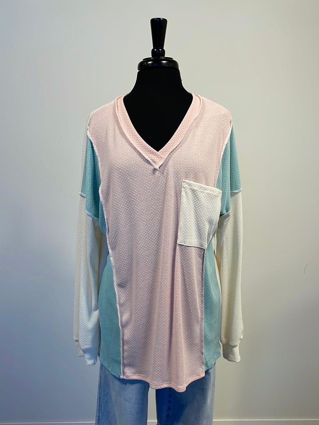 Serah Colorblock Knit Top