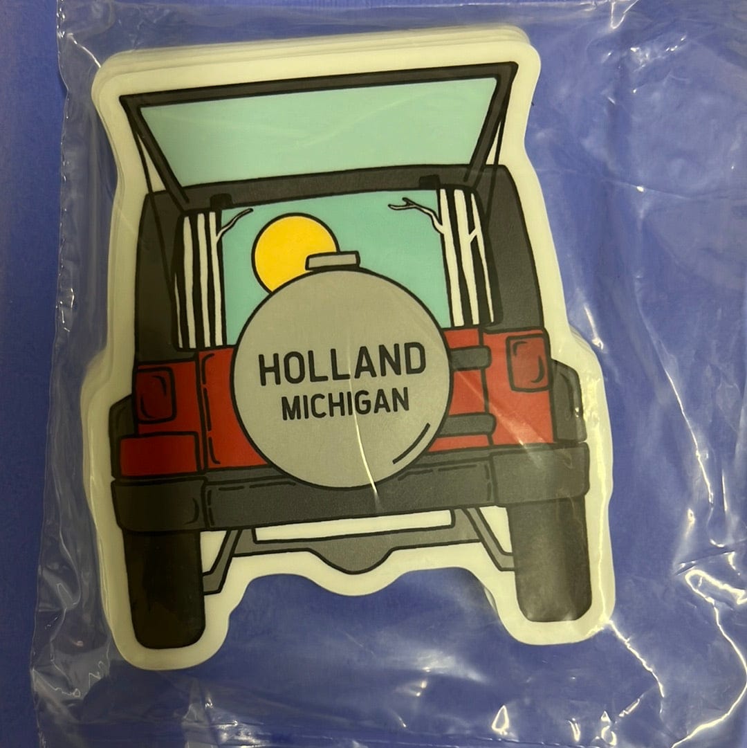 Holland MI Adventure Jeep Sticker
