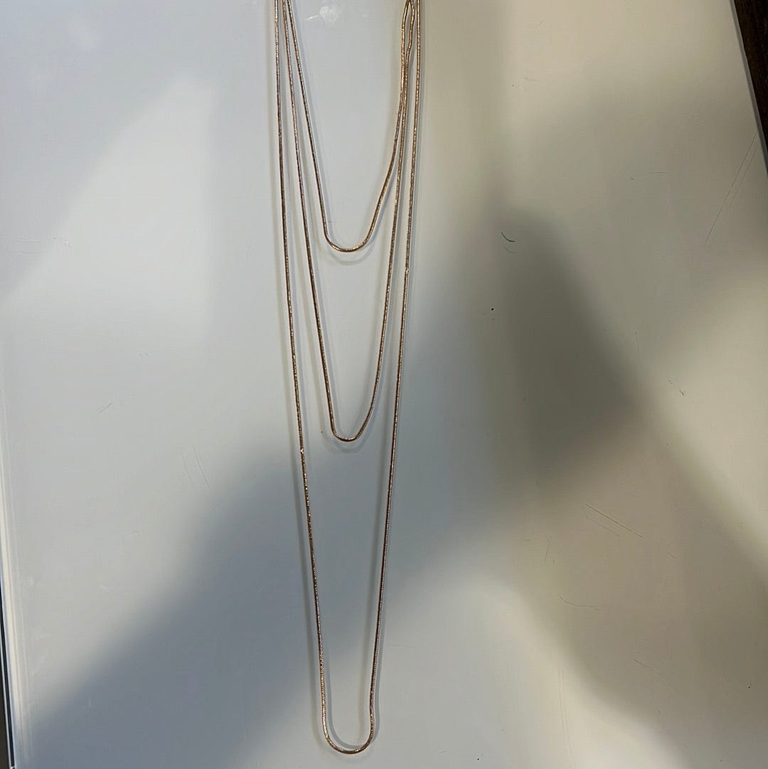 Gold Snake Chain Layer Necklace