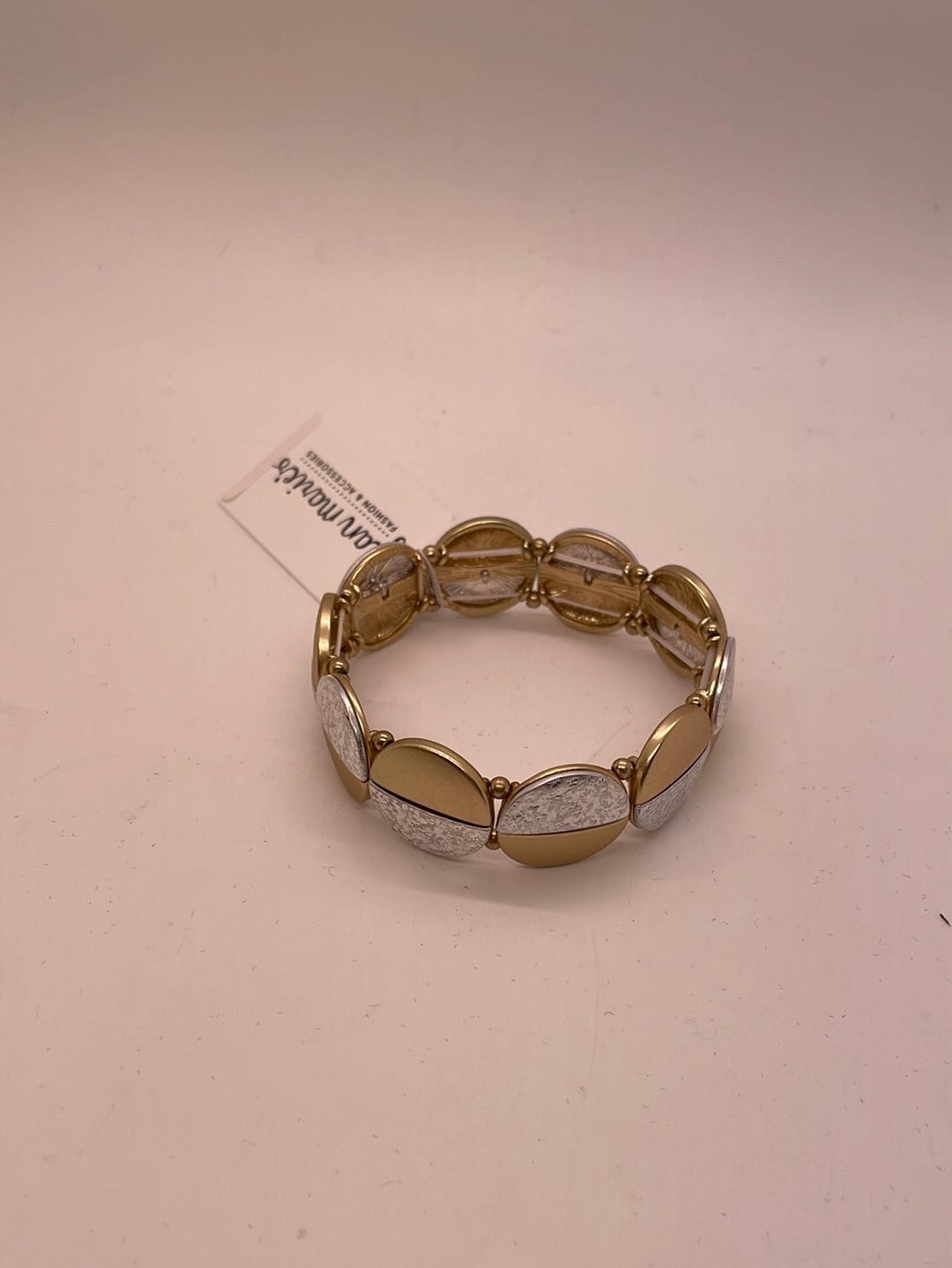Silver & Gold Circle Bracelet