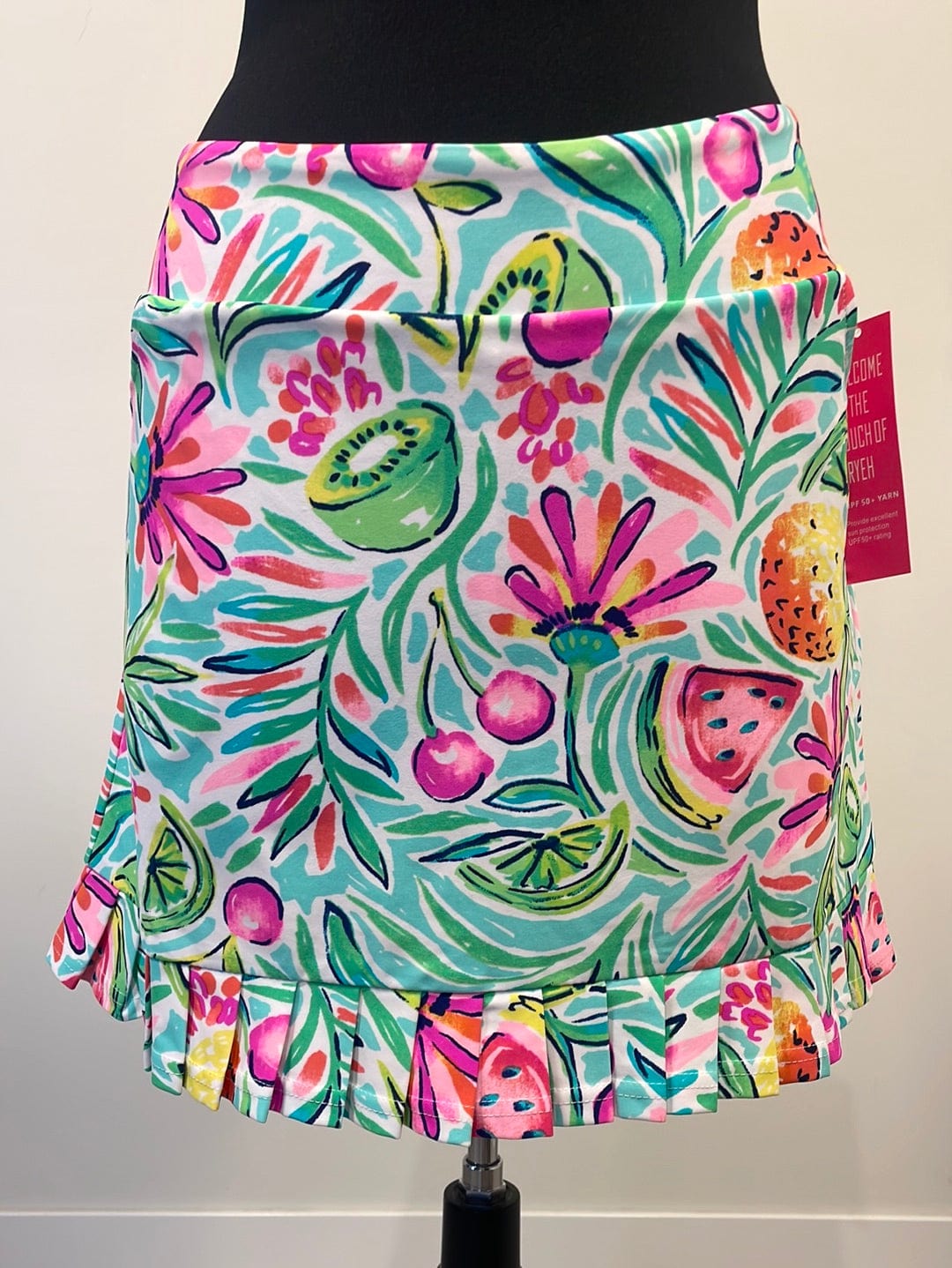 Summer Market Pleated Hem Skort