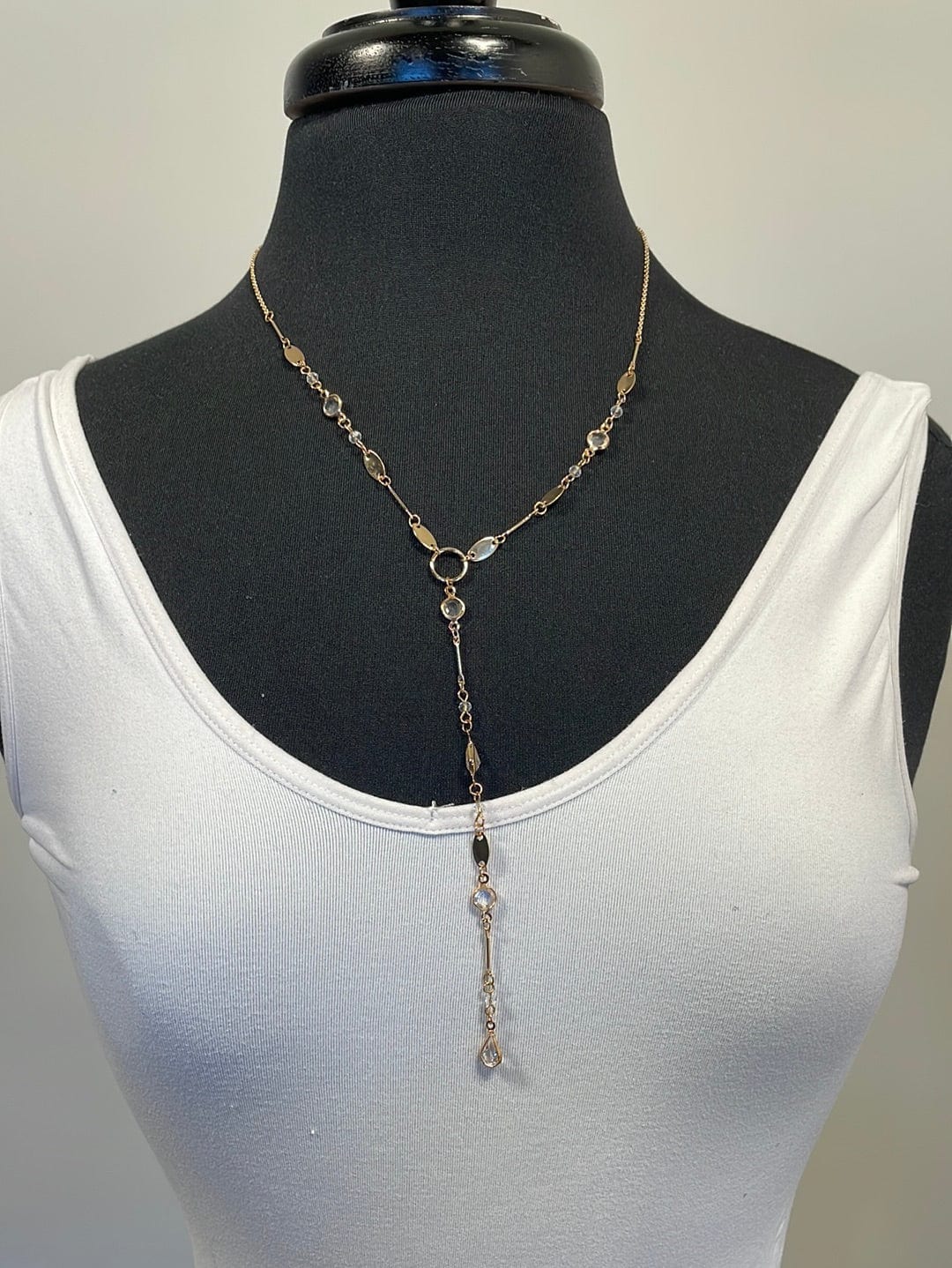 Gold Y Chain Necklace