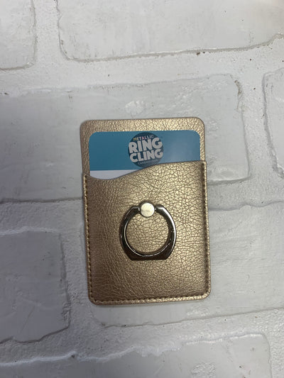 Metallic Ring Cling Cardholder