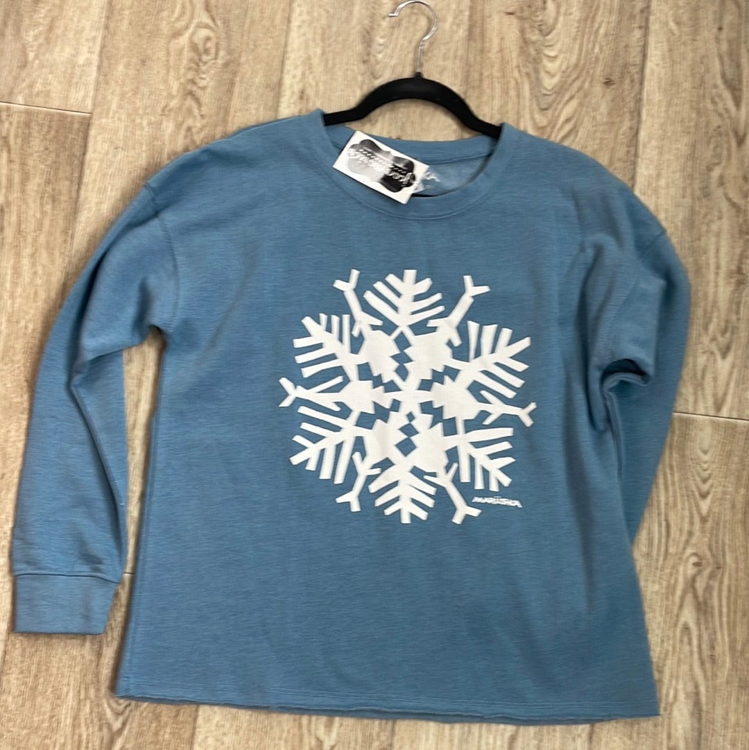 Snowflake Drop Shoulder Sweatshirt