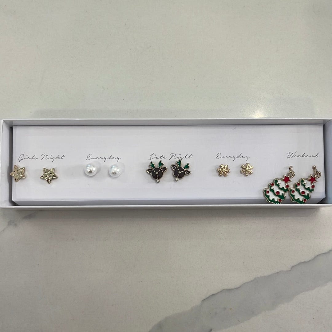 Reindeer Earring Boxed Set