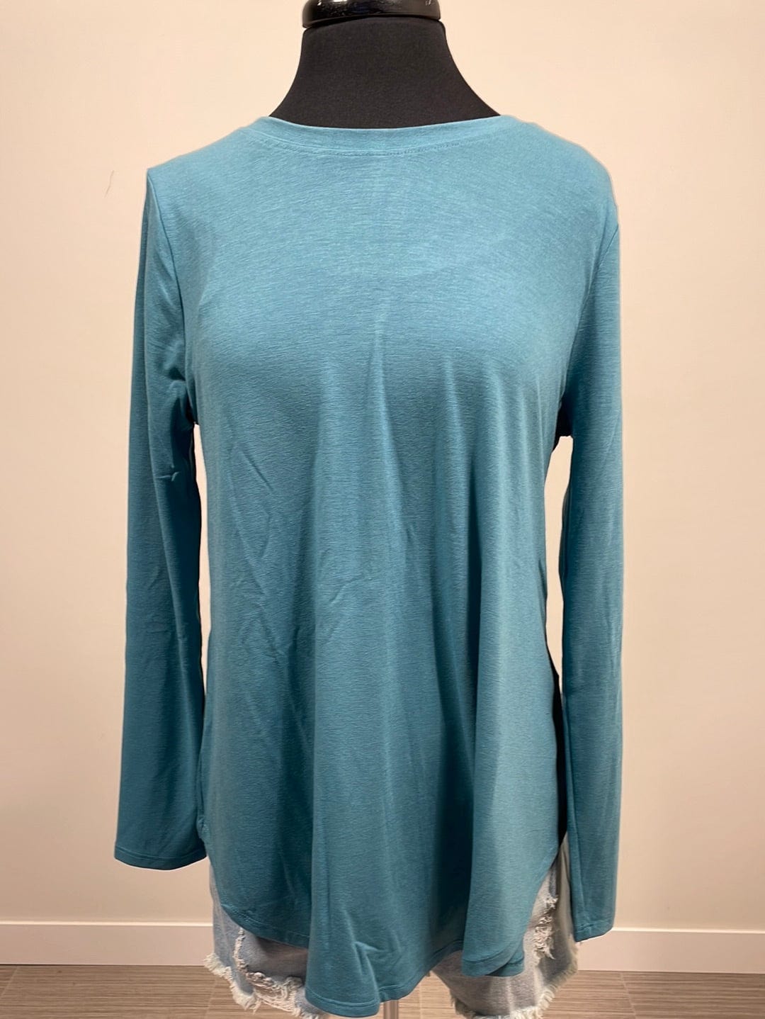Everyday Teal Long Sleeve Top