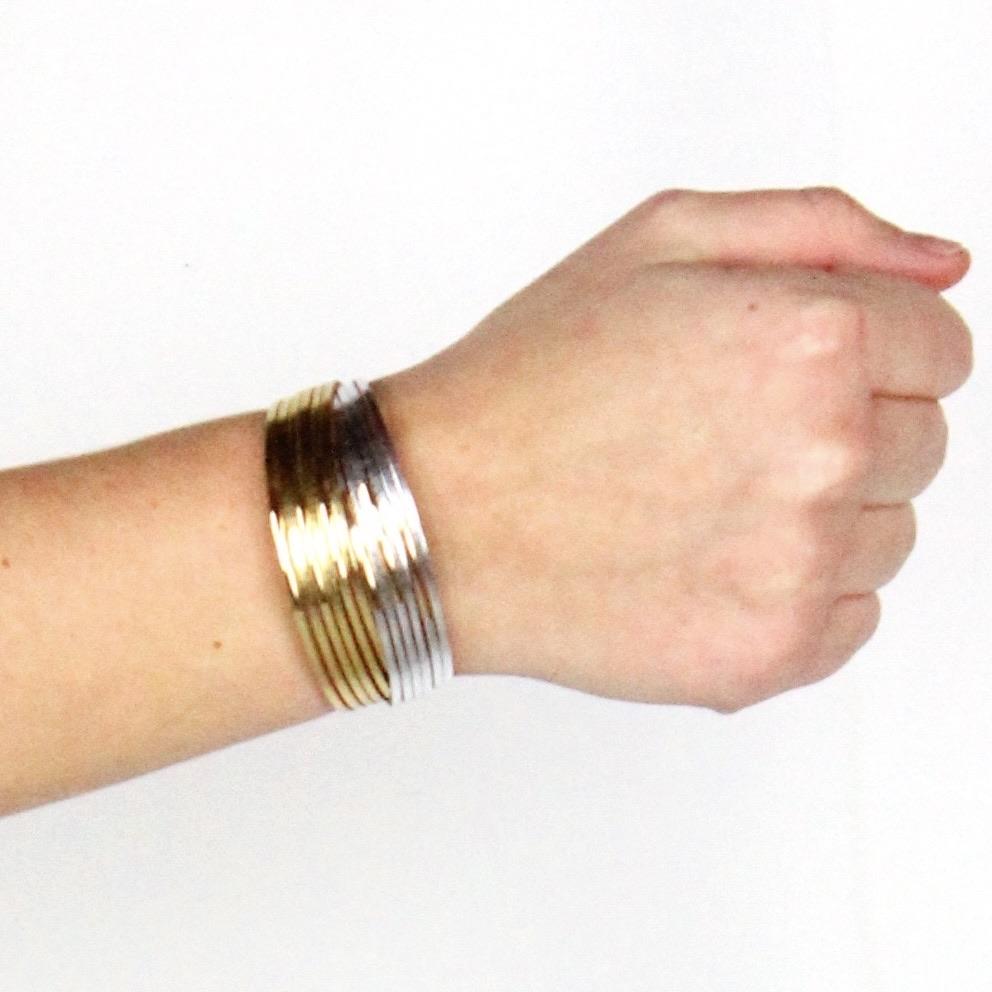 Two Tone Magnetic Bracelet
