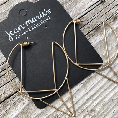 Modern Mix Gold Earrings