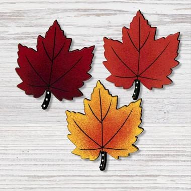Maple Leaf Magnets S/3