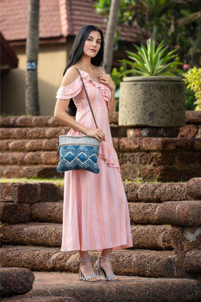 Floto Blue Small Crossbody Bag
