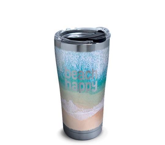 20oz Beach Happy Beach Stainless Tumbler