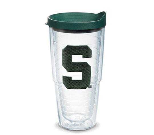 24oz Michigan State Block S