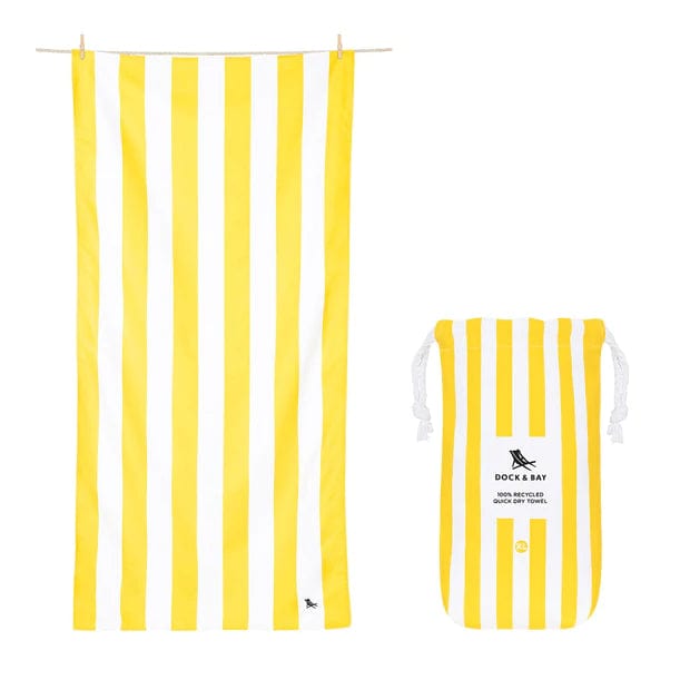 Quick Dry Towel - Purple Stripe